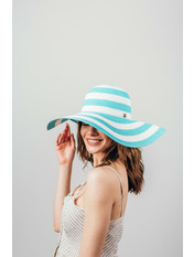 Капелюх широкополий Фарлей Світло-блакитний яя_54-56 Блакитний
