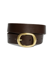 Ремінь шкіряний  110 см REM-0011 Коричневий