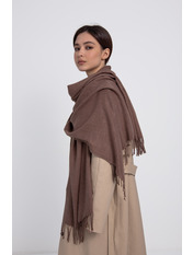 Шарф SH-1818 Коричневий Капучиновий