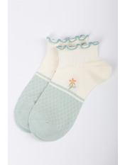 Шкарпетки SH-12-49 Молочний Молочно-бірюзовий 2