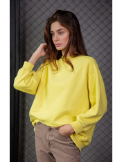 Світшот KOF-641 Лимонний Жовтий S