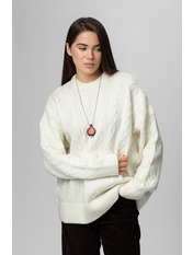 Светр KOF-251143 one size Молочний Молочний one size
