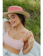 Капелюх канотье SHL-5850 Рожевий