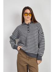 Светр KOF-251136 one size Сірий Антрацит Антрацит one size