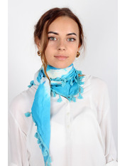 Хустка 123 Світло-блакитний Блакитний