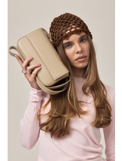 Сумка жіноча SYM-3-26-22 Мокко Бежевий