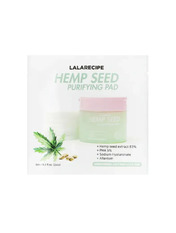 Тонер-пади з екстрактом коноплі Lalarecipe 2 шт Тонізація, заспокоєння Hemp Seed Purifying Pad