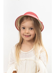 Дитячий капелюх SHL-3995 Темно-рожевий Рожевий