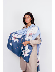 Шарф Z-1945 Синій яя_70*180