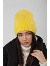 Ангорова шапка SHP-46365 Жовтий