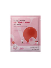 Гідрогелева маска для контуру обличчя Round Lab 10 мл Camellia Deep Collagen V Lifting Gel Mask