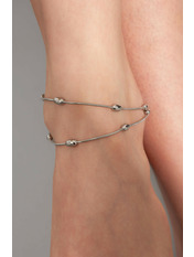 Браслет на ногу BRS-323 Сріблястий