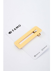 Заколка Бріана Молочний яя_Длина 6.7(см)/ Ширина 2.2(см)