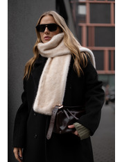Шарф хутряний SH-0210 Молочний