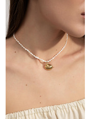 Чокер CH-120 Золотистий Золотистий+білий