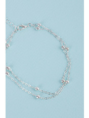 Браслет на ногу BRS-707 Сріблястий