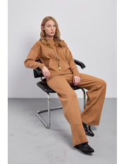 Трикотажний костюм KT-4240 Кемл Коричневий one size Кемл one size