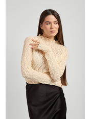 Лонгслів LNG-251013 M Молочний Ваніль Ваніль M