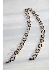 Ланцюжок для окулярів AKS-2235 Чорно-золотий Чорний