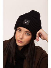 Вовняна шапка SHP-220712 Чорний