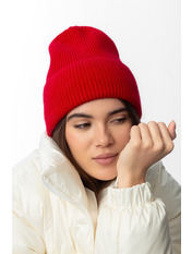 В'язана  шапка SHP-47254 Червоний