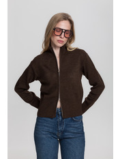 Кардиган KAR-251042 one size Коричневий Коричневий one size